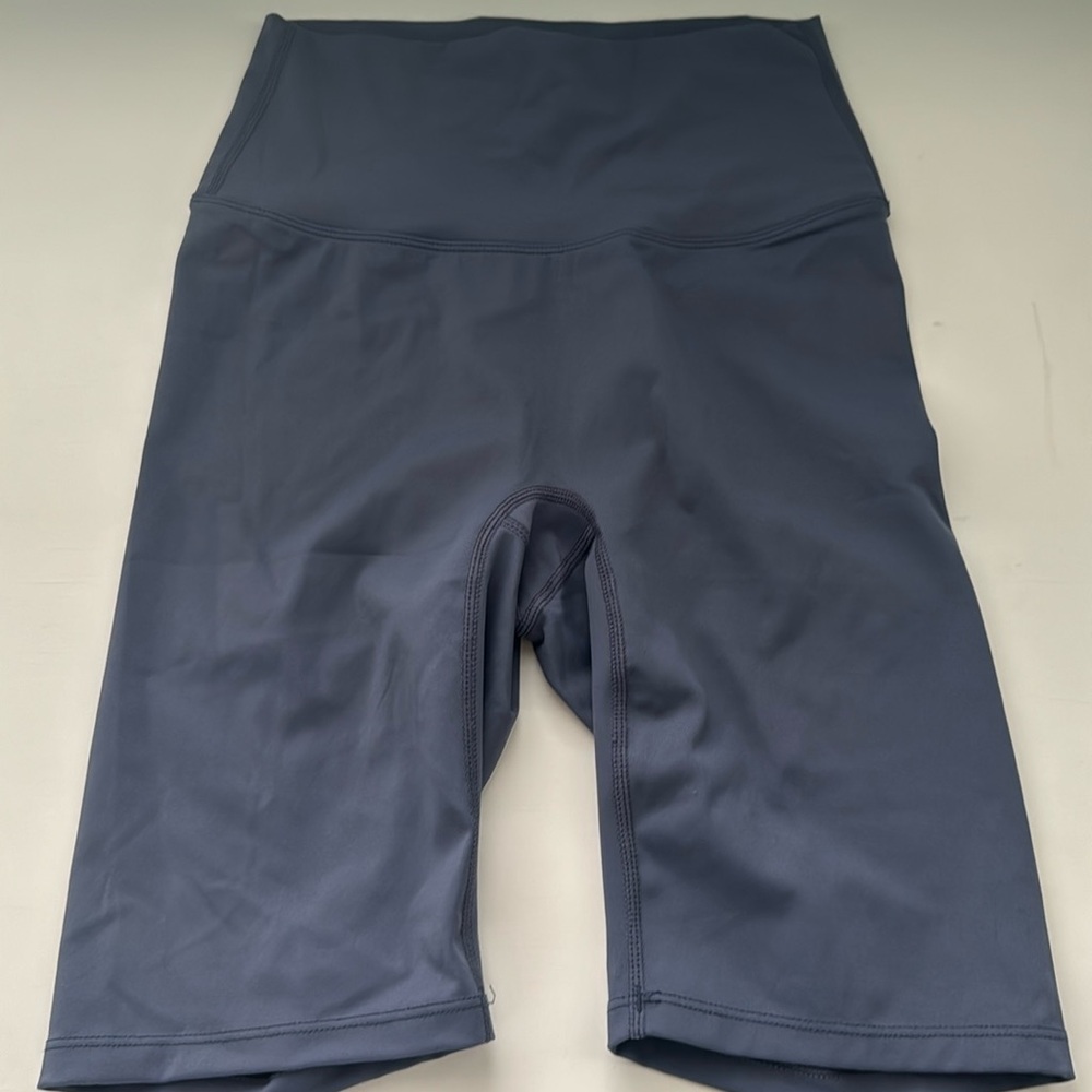 Lululemon Blue/Grey Biker Shorts Sz 4